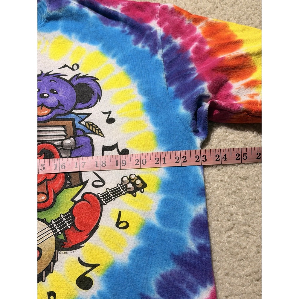 Grateful Dead Big River Jamboree Liquid Blue Tie Dye T Shirt XL Bears GDP - Picture 5 of 8